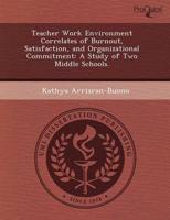 Teacher Work Environment Correlates of Burnout, Satisfaction, and Organizat