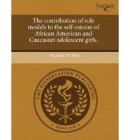 Contribution of Role Models to the Self-Esteem of African American and Cauc