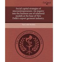 Social Capital Strategies of Microentrepreneurs