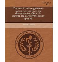 Role of Renin-Angiotensin-Aldosterone System in the Depressive-Like Effects