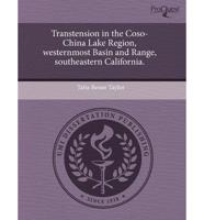 Transtension in the Coso-China Lake Region, Westernmost Basin and Range, So