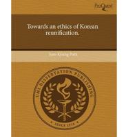 Towards an Ethics of Korean Reunification
