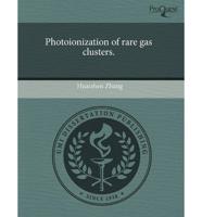 Photoionization of Rare Gas Clusters