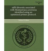 Nifh Diversity Associated With Montastraea Cavernosa Identified Using an Op