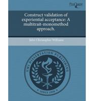 Construct Validation of Experiential Acceptance