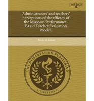 Administrators' and Teachers' Perceptions of the Efficacy of the Missouri P