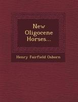 New Oligocene Horses...