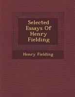 Selected Essays of Henry Fielding