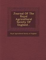 Journal of the Royal Agricultural Society of England...