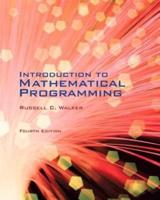 Introduction to Mathematical Programming