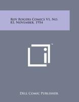 Roy Rogers Comics V1, No. 83, November, 1954