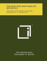 The Function and Value of Aesthetics