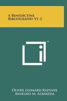 A Benedictine Bibliography V1-2