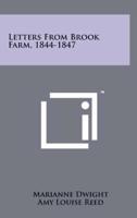 Letters from Brook Farm, 1844-1847