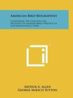 American Bird Biographies