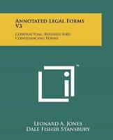 Annotated Legal Forms V3
