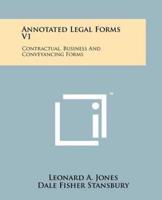 Annotated Legal Forms V1