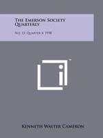 The Emerson Society Quarterly