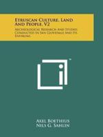Etruscan Culture, Land And People, V2