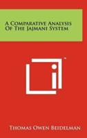 A Comparative Analysis of the Jajmani System