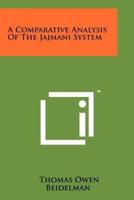 A Comparative Analysis of the Jajmani System