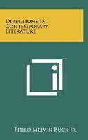 Directions In Contemporary Literature