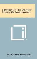 History of the Writers' League of Washington