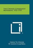 The Chinese Communist Movement, 1921-1937