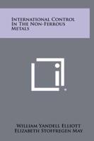 International Control In The Non-Ferrous Metals