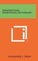 Speedwriting Shorthand Dictionary