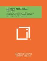 Medical Behavioral Science
