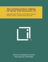 The International Library of Music for Vocalists, V3
