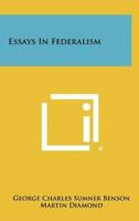 Essays In Federalism