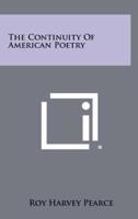 The Continuity Of American Poetry