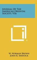 Journal of the American Oriental Society, V56