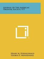 Journal of the American Oriental Society, V77