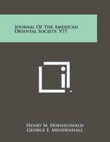 Journal of the American Oriental Society, V77