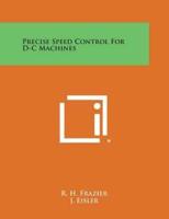 Precise Speed Control for D-C Machines