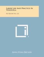 Labor Law and Practice in Venezuela