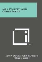 Mrs. Colletti and Other Poems