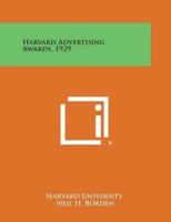 Harvard Advertising Awards, 1929