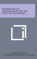 Handbook of Information on the Port of Milwaukee