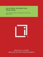 Acid-Base Adsorption Processes
