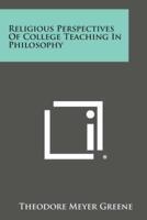 Religious Perspectives of College Teaching in Philosophy