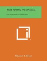 Belke Plating Rack Manual
