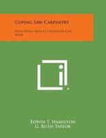 Coping Saw Carpentry