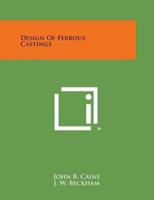 Design of Ferrous Castings