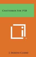 Chatterbox for 1928