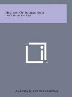 History of Indian and Indonesian Art