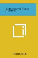 The History of World Literature